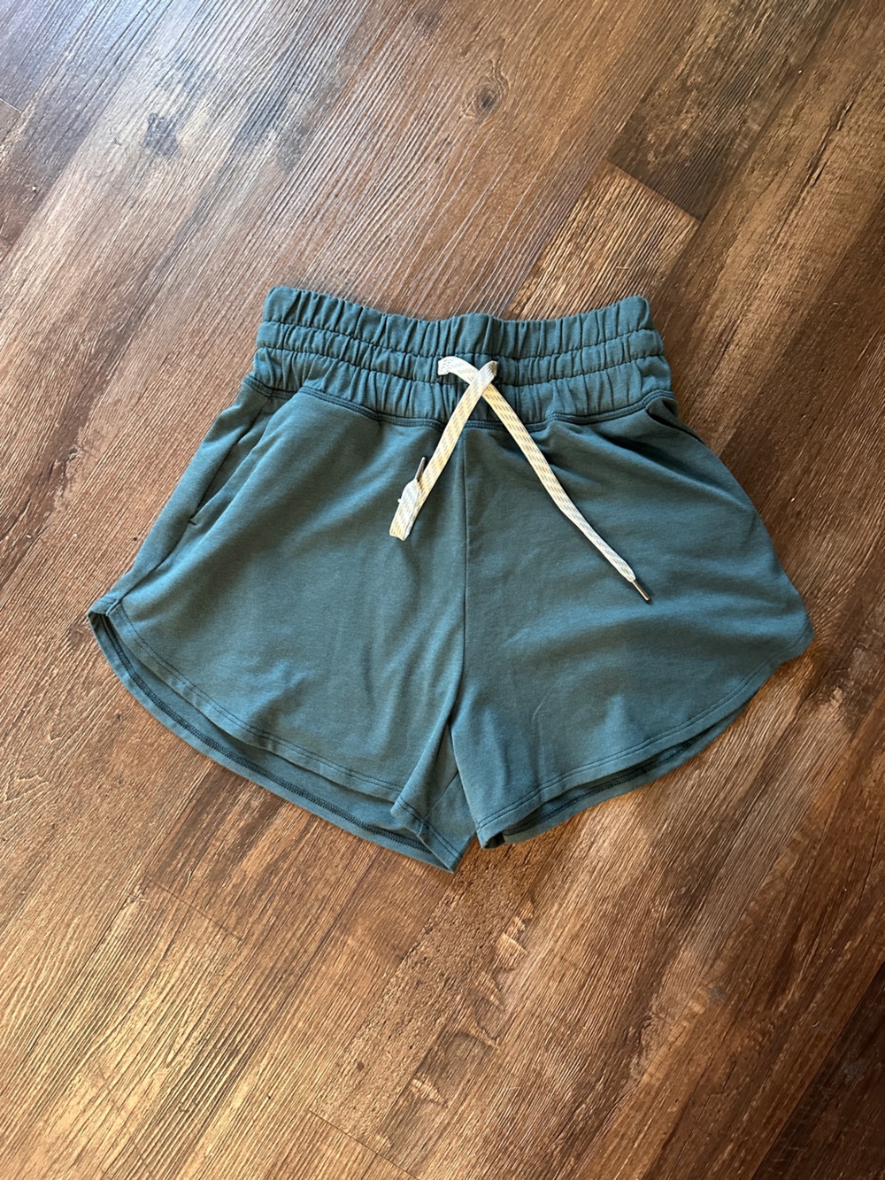 Vuori Deep Teal Elastic Waistband Shorts